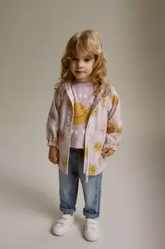 Плащ с принтом (от 3 месяцев до 7 лет) Next, розовый