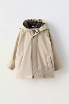 Плащ с водоотталкивающей подкладкой ZARA, цвет stone