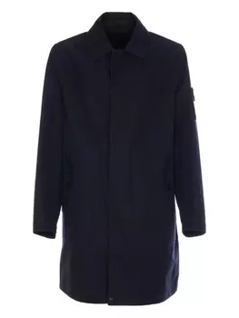 Плащ Stone Island, защищающий от непогоды, синий