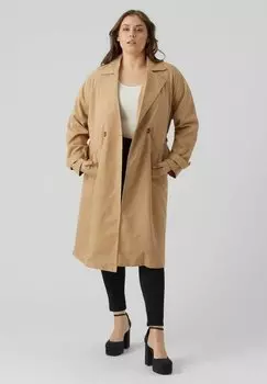 Плащ Vero Moda, бежевый