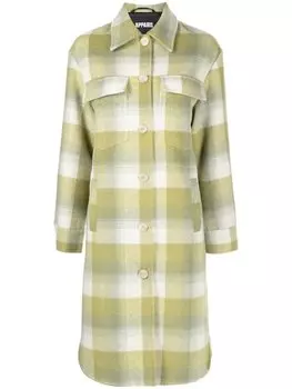 Плащ в клетку Apparis, зеленый