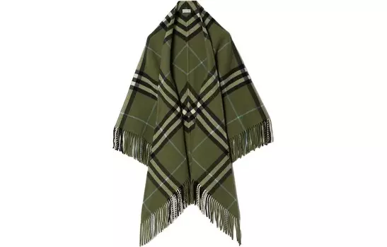 Плащ женский Burberry, зеленый