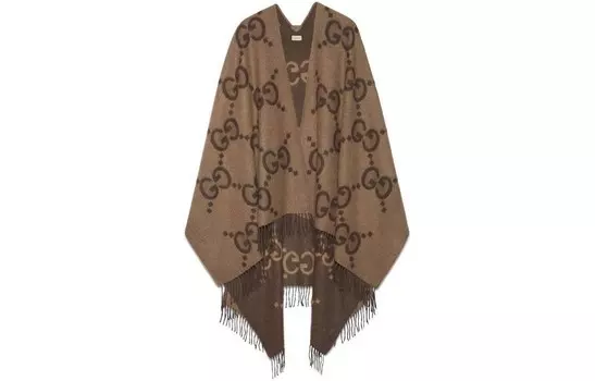 Плащ женский темно-коричневый Gucci