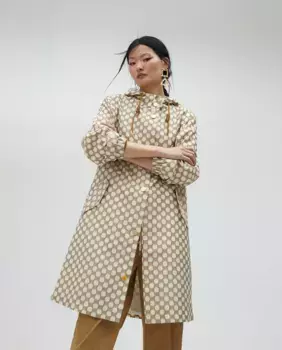 Плащ женский в стиле тренч с карманами Lola Casademunt, цвет Camel