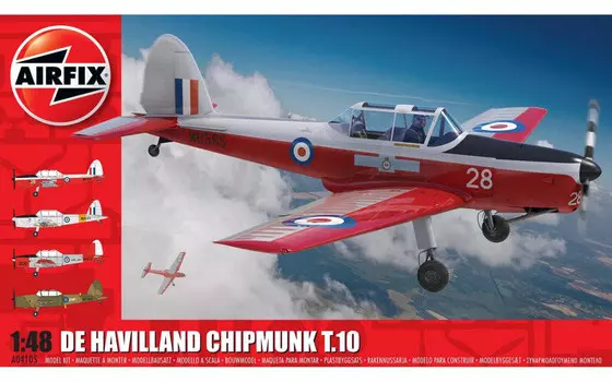 Пластиковая модель De Havilland Chipmunk T.10 1/48. Airfix