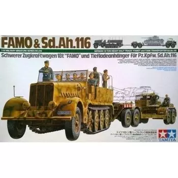 Пластиковая модель Famo с загаром Tamiya
