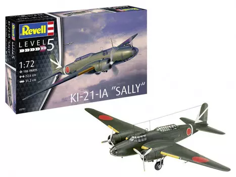 Пластиковая модель Ки-21-ЛА Салли 1/72 Revell