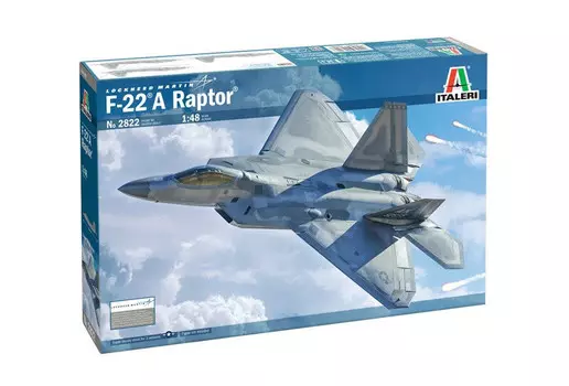 Пластиковая модель Lockheed Martin F-22A Raptor Italeri
