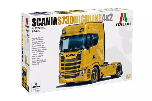 Пластиковая модель Scania S730 Highline 4x2 1/24 Italeri