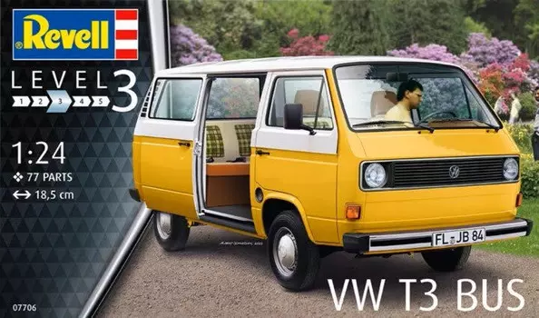 Пластиковая модель VW T3 BUS 1/25 Revell
