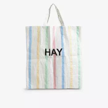 Пластиковая сумка для покупок candy stripe xl Hay, мультиколор
