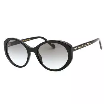 Пластиковые женские солнцезащитные очки Marc Jacobs, черный