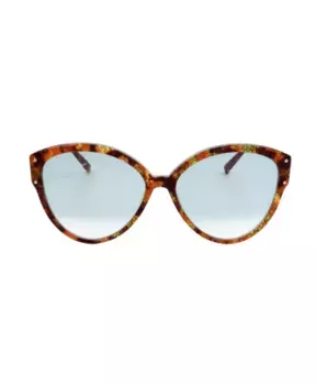 Пластиковые женские солнцезащитные очки Missoni, коричневый