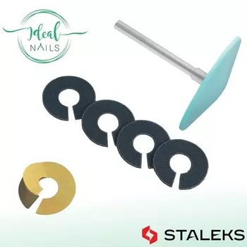 Пластиковый диск для педикюрного зонта Pododisc с 5 подушечками 15-25 мм, Staleks