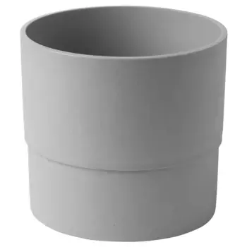 Пластиковый горшок для растений, серый, 15 см, NYPON IKEA