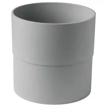 Пластиковый горшок для растений, серый, 24 см, NYPON IKEA