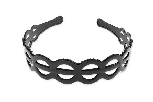 Пластиковый полукруглый ободок для волос Magboss