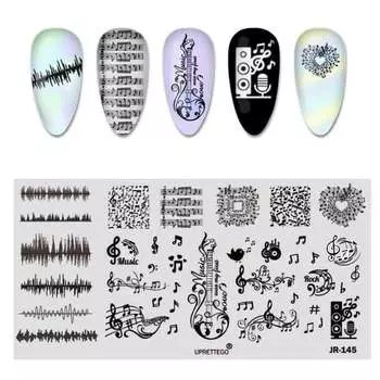 Пластина для штампа для ногтей, Tojato