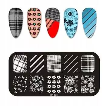 Пластина для штампа для ногтей, Tojato