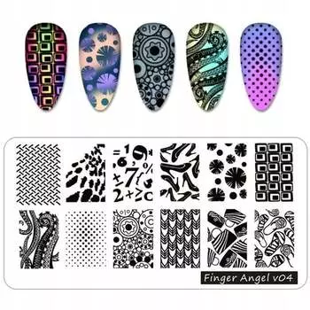 Пластина для штампа для ногтей, Tojato