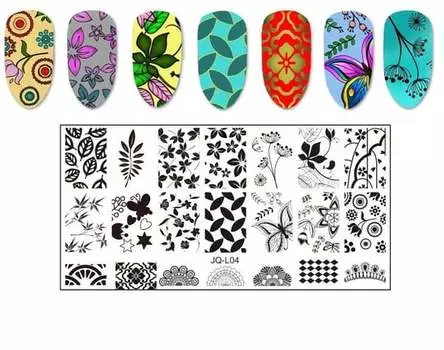 Пластина для штампа для ногтей, Tojato