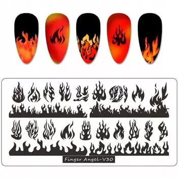 Пластина для штампа для ногтей, Tojato