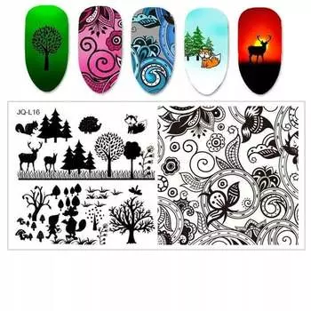 Пластина для штампа для ногтей, Tojato