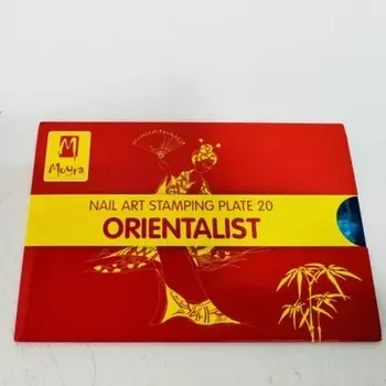 Пластина для штамповки ногтей Аксессуары для дизайна ногтей Orientalist 20 Moyra