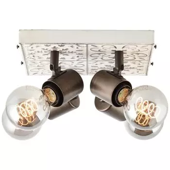 Пластина точечная Vagos 4-створчатая чёрная/белая BRILLIANT, белый