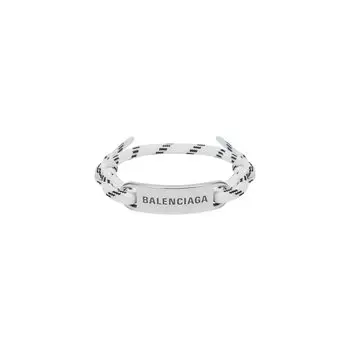 Пластинчатый браслет BALENCIAGA, белый