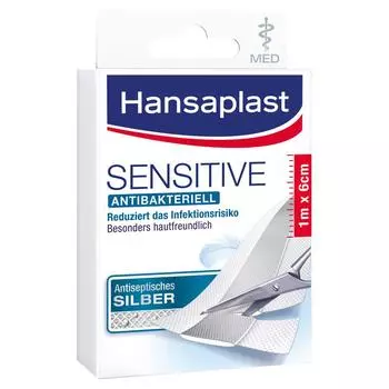 Пластырь Hansaplast Med Sensitive Tira, 1x6 cm