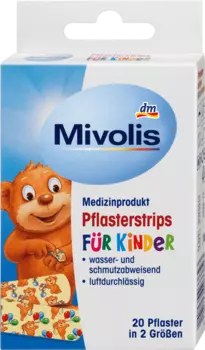 Пластыри детские 20 шт. Mivolis