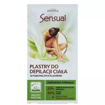 Пластыри для депиляции Joanna Sensual, 12 шт