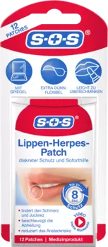Пластыри от герпеса 12 шт. SOS