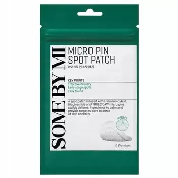 Пластыри от прыщей Some By Mi Pin Spot Patch с регенерацией микроигл 9 шт. Inna marka