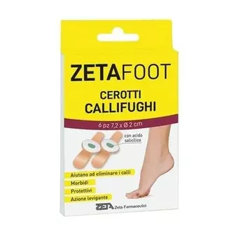 Пластыри ZetaFoot от мозолей 6 штук Zeta Farmaceutici