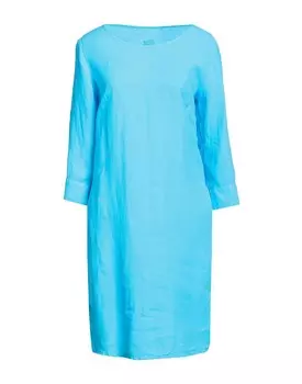 Платье 120% Lino, бирюзовый