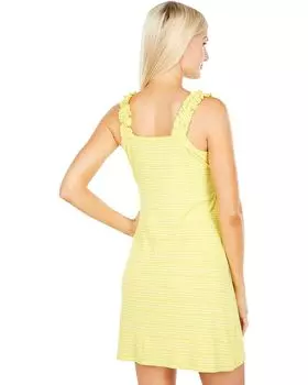 Платье 1.STATE Ruffle Strap Cami Dress, цвет Citrus Yellow