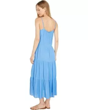 Платье 1.STATE Tiered Maxi Dress, цвет Iris Blue