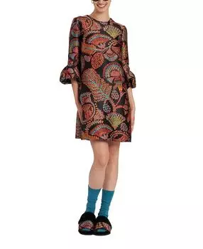 Платье 24/7 Жаккард Сикомор Черный La DoubleJ, мультиколор