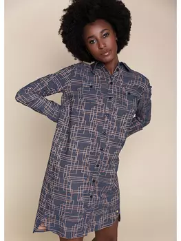 Платье 4funkyflavours Hemd Back To Life (However Do You Want Me), темно-синий
