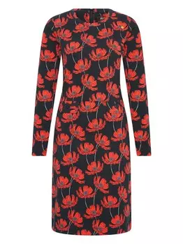 Платье 4Funkyflavours I Come For Your Love, оранжево-красный/черный