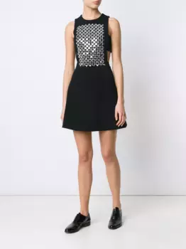 Платье А-силуэта David Koma, черный