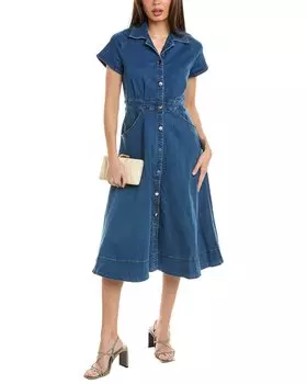 Платье А-силуэта Gracia, синий