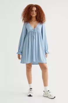 Платье А-силуэта H&amp;M, светло-синий