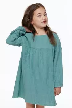 Платье А-силуэта H&amp;M, темно-бирюзовый