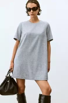 Платье А-силуэта H&M, серый