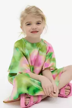 Платье а-силуэта H&M, зеленый