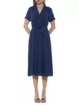 Платье А-силуэта Liv Midaxi Alexia Admor, темно-синий