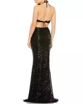 Платье А-силуэта Mac Duggal, черный